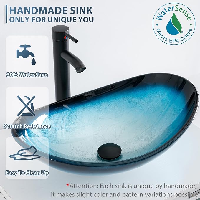 eclife 84" Modern Bathroom Vanity Sink Combo Freestanding Cabinet - Image 5