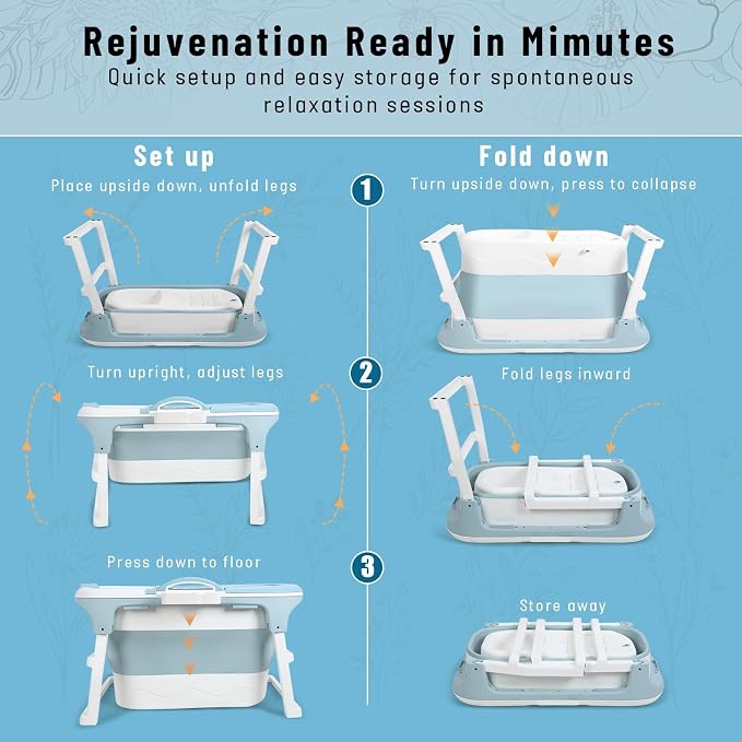 Portable Bathtub Foldable Bathtub - Image 4