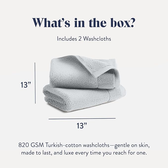 Brooklinen Super-Plush Turkish Cotton Washcloths - Image 2