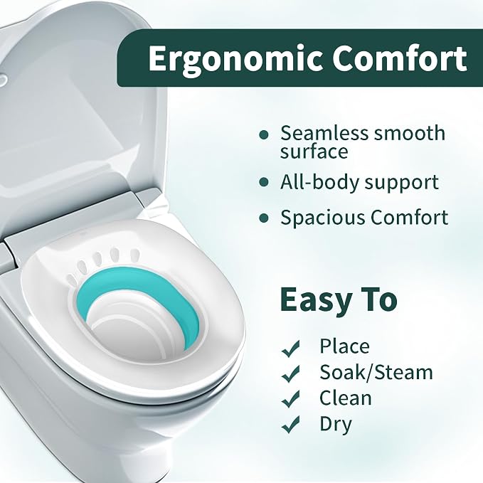 Electric Sitz Bath for Toilet Seat- Suitable for Pregnant Women and Perineal - Image 7