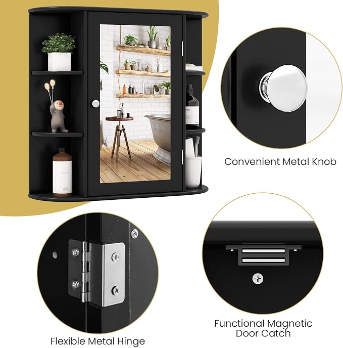 RELAX4LIFE Bathroom Wall Cabinet - Image 7