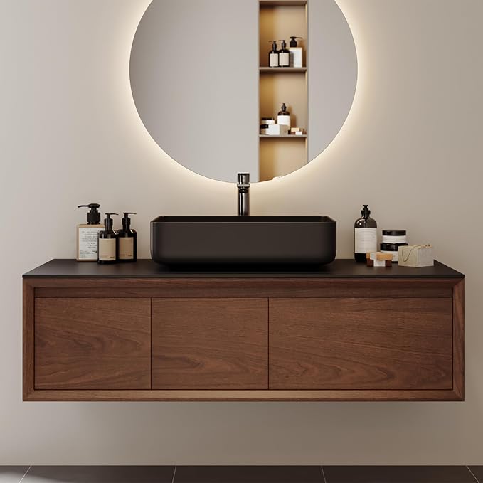 48 Inch Floating Bathroom Vanity by FHKJHOME