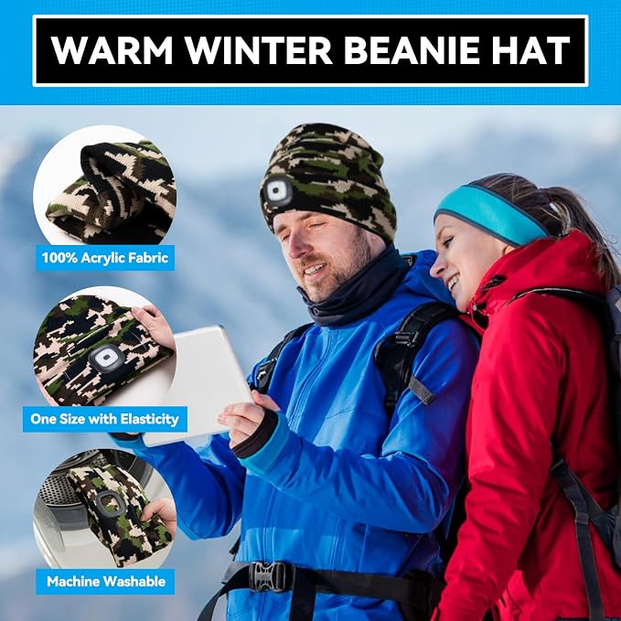 Christmas Stocking Stuffers for Men Adults, Beanie Hats - Image 4