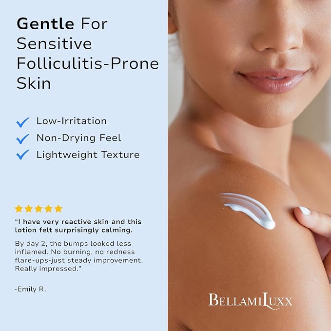 Folliculitis Acne Lotion for Body: Helps Reduce Itch, Body Acne, Bumps & Uneven - Image 6