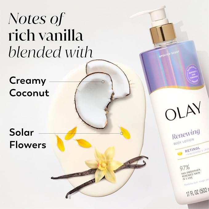 Olay Body Lotion for Women, Smoothing - Image 5
