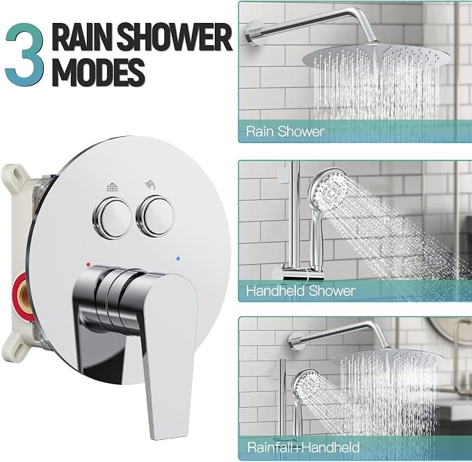 SR SUN RISE Rain Shower Faucet Set - Image 3