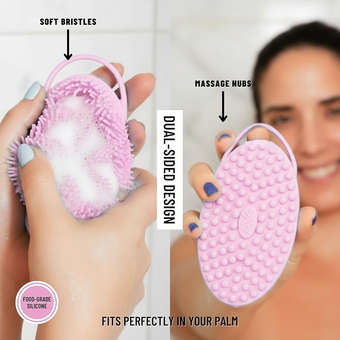 Silicone Body Scrubber for Shower - Image 4