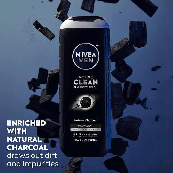 NIVEA Men Active Clean Body Wash - Image 3