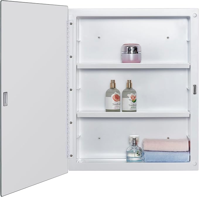 Plastic Medicine Mirror Cabinet - Image 4
