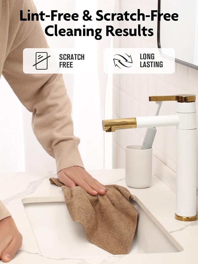 Fantasticlean Microfiber Cleaning Cloth Roll -150 Pack, Tear Away Microfiber - Image 4