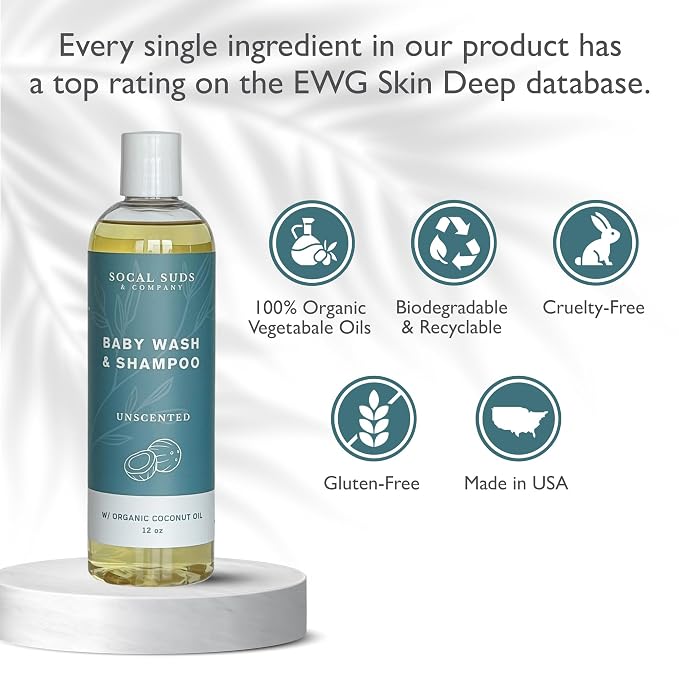 SoCal Suds & Company Organic Baby Shampoo and Body Wash - Image 2