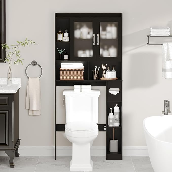 Vabches Over The Toilet Storage Cabinet, Farmhouse Storage Cabinet Over Toilet - Image 6