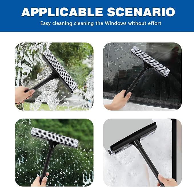 15.9" Plastic Handle Window Squeegee - Image 5