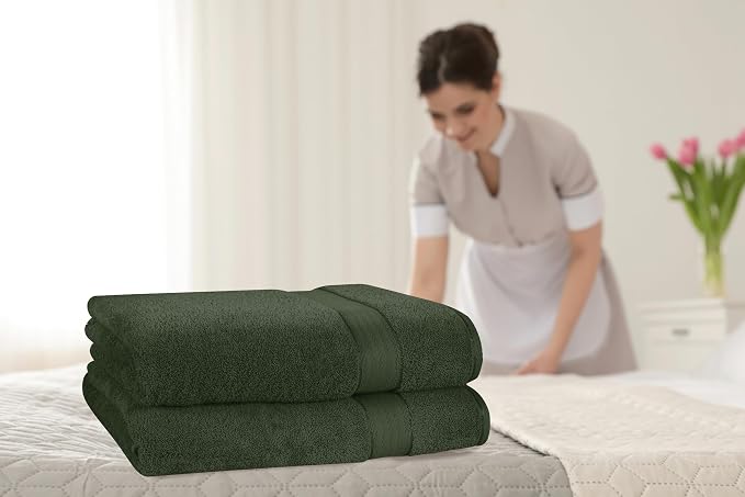 GLAMBURG 700 GSM Premium Cotton 2-Pack Oversized Extra Large Bath Sheet Set - Image 3
