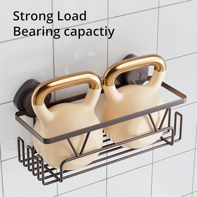 KEGII Suction Cup Shower Caddy – 3 Pack Suction Cup Shelf - Image 6