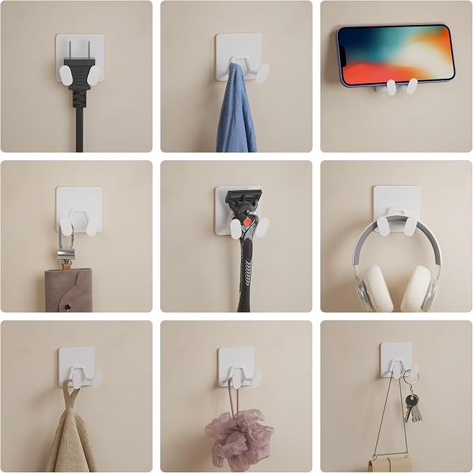 Adhesive Shower Hooks for Bathroom - Image 5