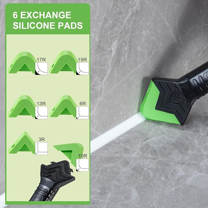 Caulking Tool 3 in 1 Caulking Grout Removal Sealant Finishing Tool Bathtub Caulk - Image 5