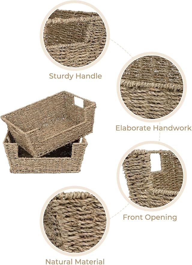 StorageWorks Wicker Storage Basket - Image 4