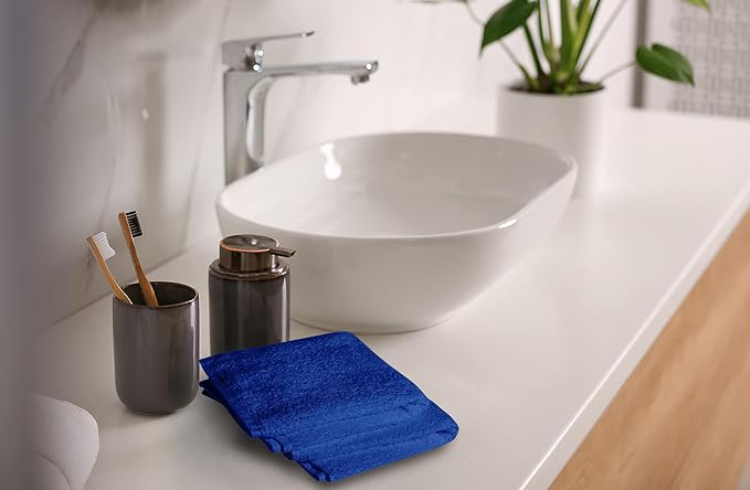 Softolle 100% Cotton Washcloths 24 Pack Soft, Highly Absorbent Washcloth - Image 4
