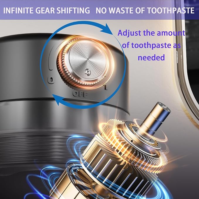 Toothpaste Squeezer, Bathroom Wall Mounted Electric Toothpaste Dispenser - Image 4