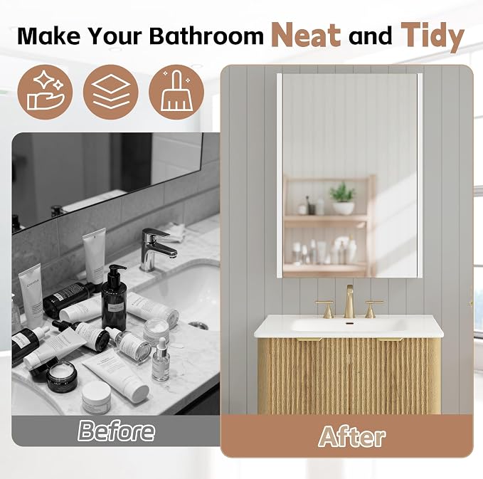 Lighted Bathroom Medicine Cabinet - Image 5