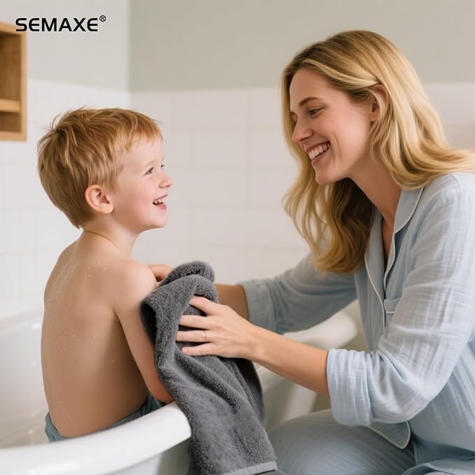 SEMAXE 12 Pack Hand Towels for Bathroom, 100% Cotton Towels - Image 6