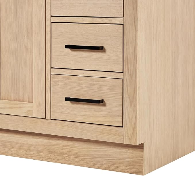 ARIEL Hepburn 67" Inch Oak Single Bathroom Vanity - Image 8