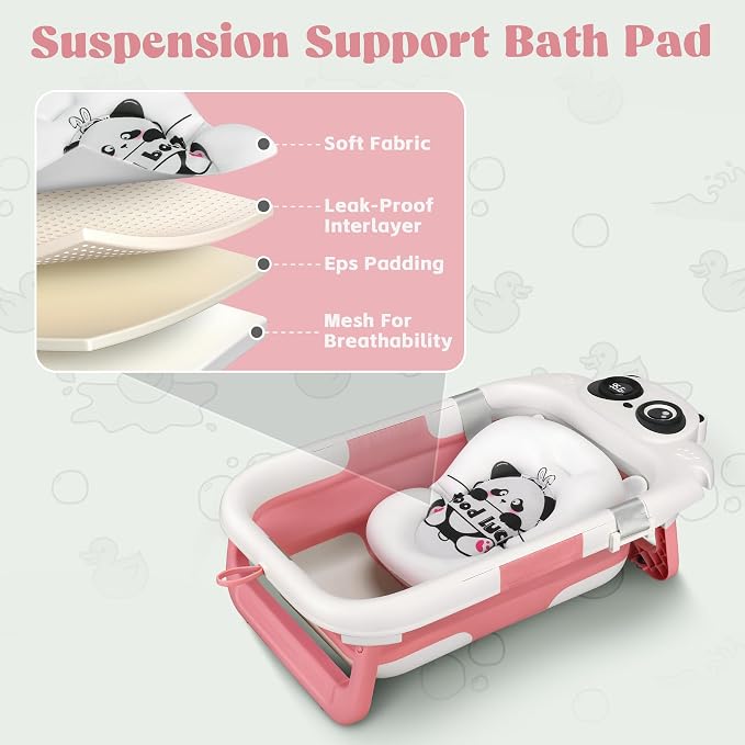 Foldable Baby Bathtub, Lightweight Bathtub - Image 7