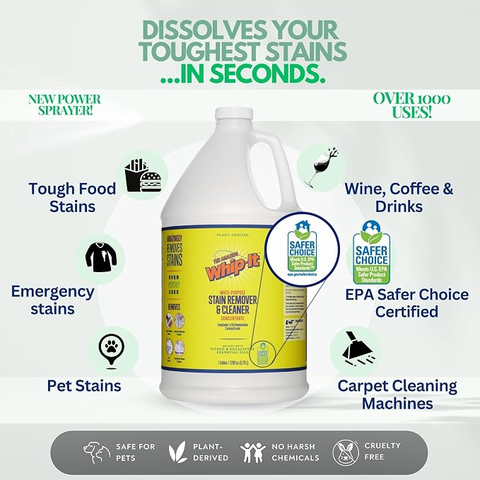 Whip It Cleaner Concentrate, Plant Based Enzyme Cleaner, Cleaning Food - Image 8