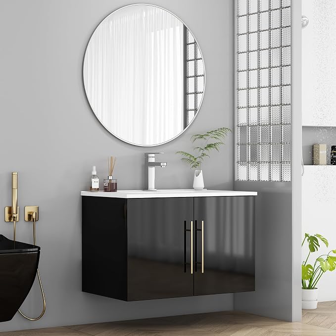 30" Wall Mounted Bathroom Vanity - Image 3