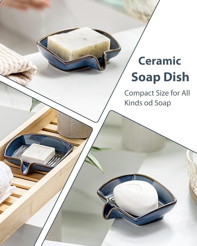 Ceramic Soap Dish, Bar Soap Holder - Image 5