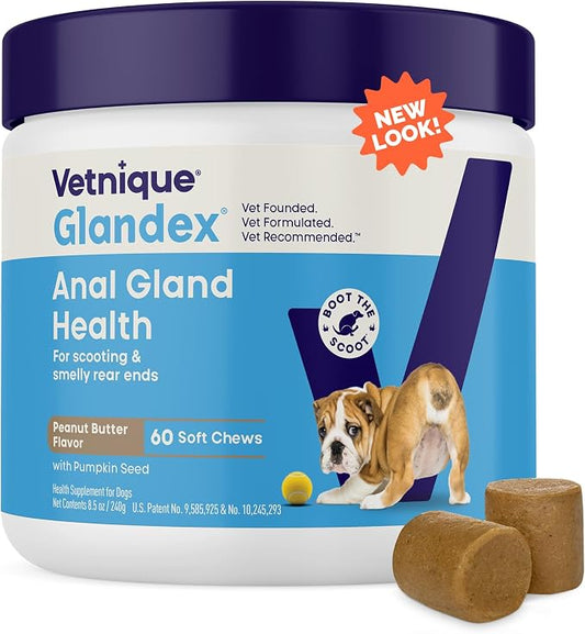 Vetnique Glandex Anal Gland Soft Chew Treats by VetniqueLabs