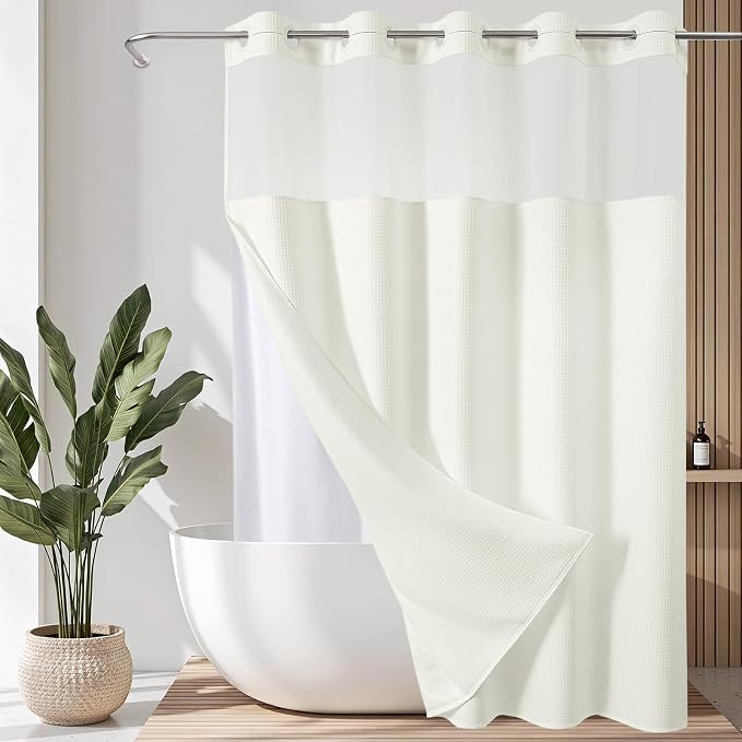 VANZAVANZU Hookless Shower Curtain by VANZAVANZU