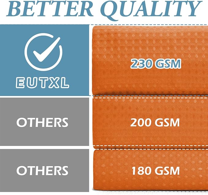 Burnt Orange Stall No Hook Shower Curtain - Image 2