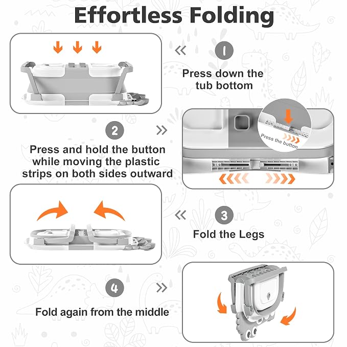 Collapsible Baby Bathtub for Newborns - Image 5