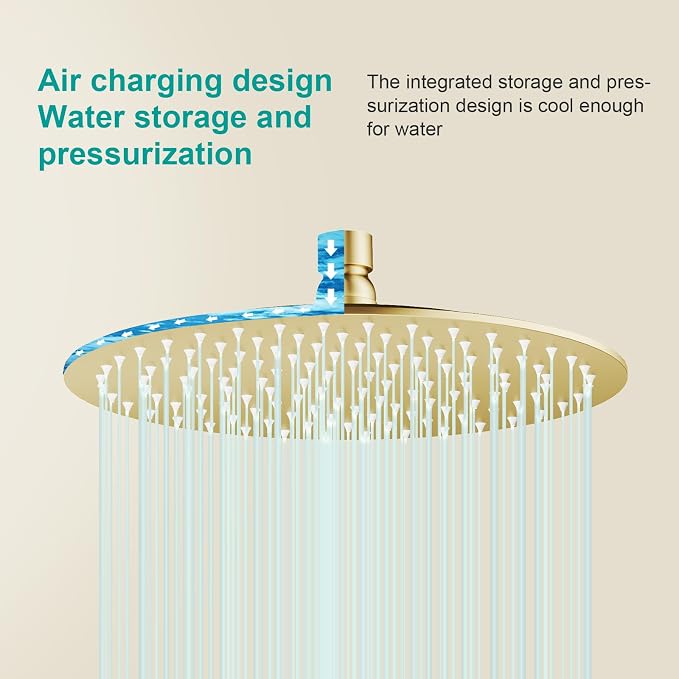 All Metal Rain Shower Head - Image 5