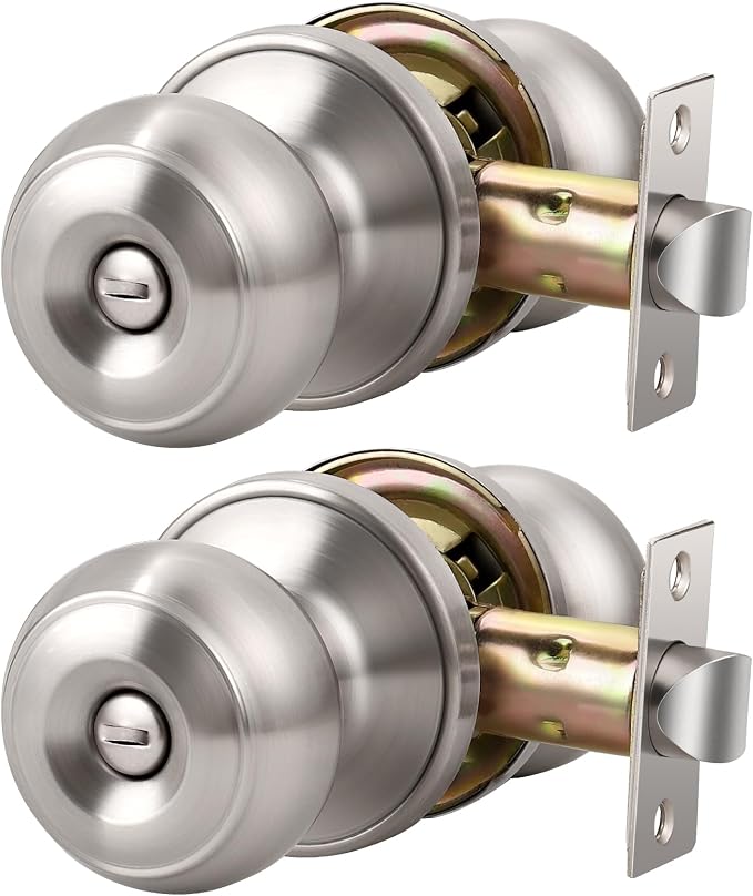 KNOBWELL 2 Pack Privacy Door Knob by KNOBWELL