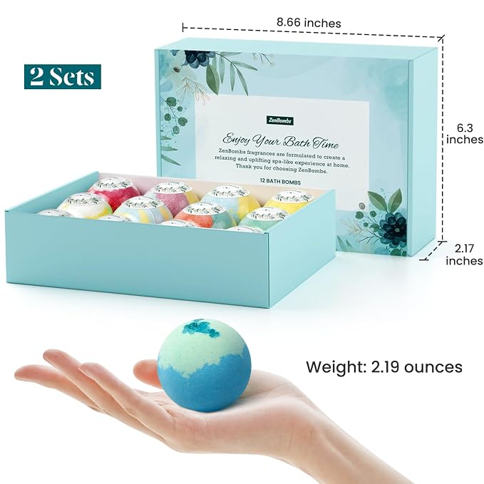 Bath Bombs for Women, Stocking Stuffers, Bath Bomb - Image 2