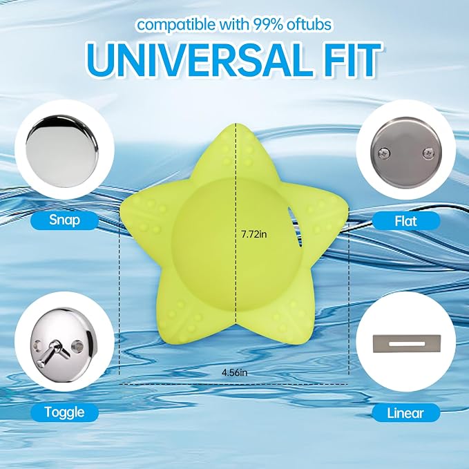 Silicone Bathtub Overflow Drain Cover, Soak Drain Cover Plug - Image 2