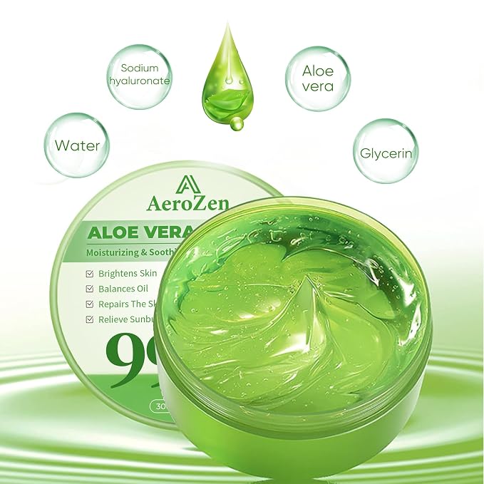 Aero Zen 99% Pure & Organic Aloe Vera Gel - Image 2