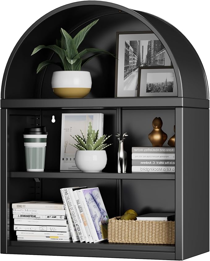 Arched Wall Shelf, Bathroom Arched Wall Cabinet by GANGMEIMENTALSTORAGECABINET