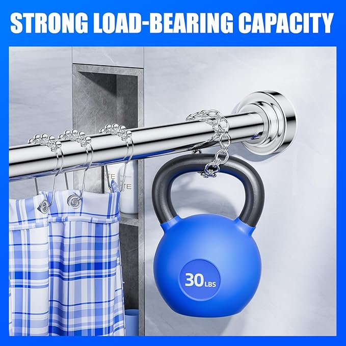 Ausemku Shower Curtain Rod - Image 4