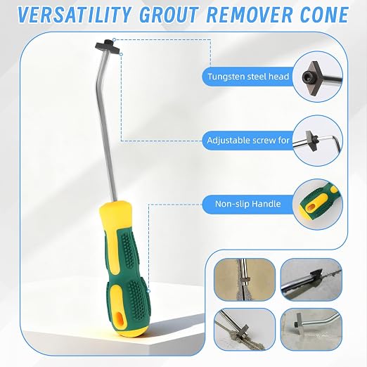 33 Pcs Grout Removal Tool Kit, 2 Tile Grout Saws - Image 5