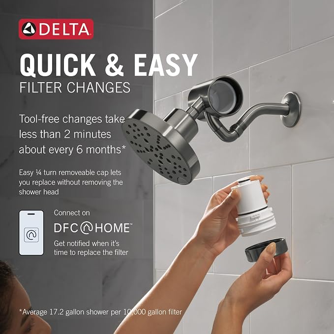 Delta Faucet Clarifi Premium Shower Filter Attachment - Image 3