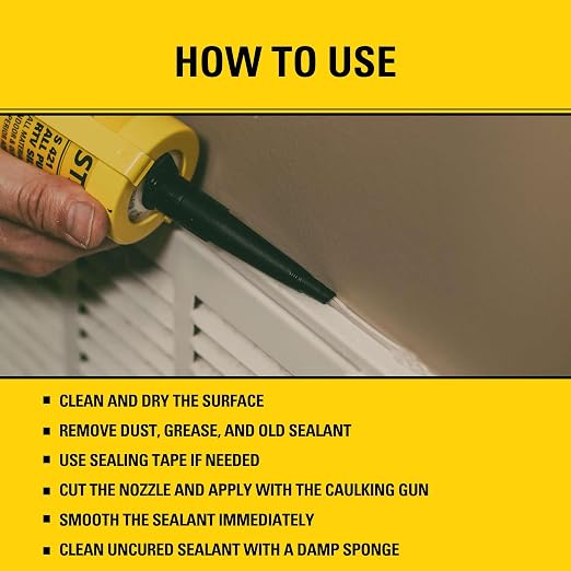 Stanley S421 All-Purpose RTV Silicone Sealant – 100% Waterproof Translucent - Image 4