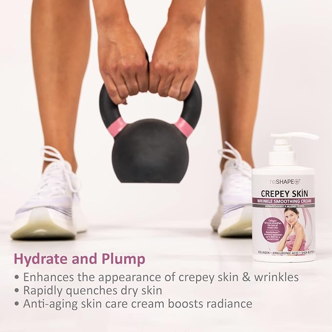 Reshape+ Crepey Skin Treatment Cream Wrinkle Smoothing Lotion Anti Aging Skin - Image 2
