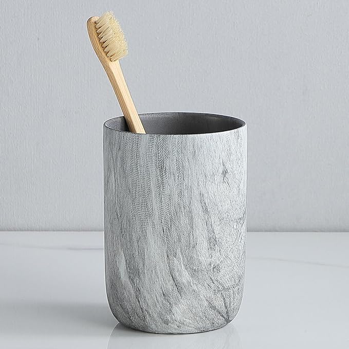 Marble Grey Toothbrush Holders by BSDISP