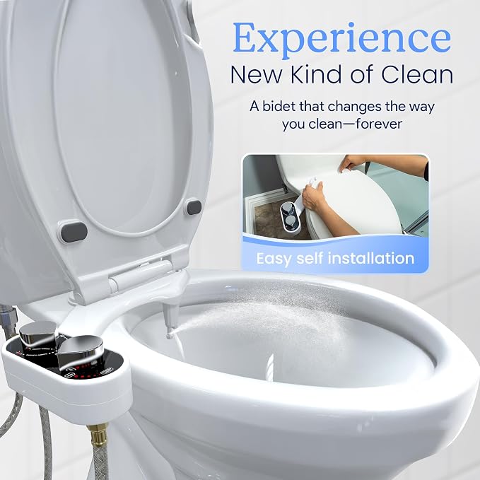 CLEAR REAR Bidet Attachment for Toilet Seat - Image 2