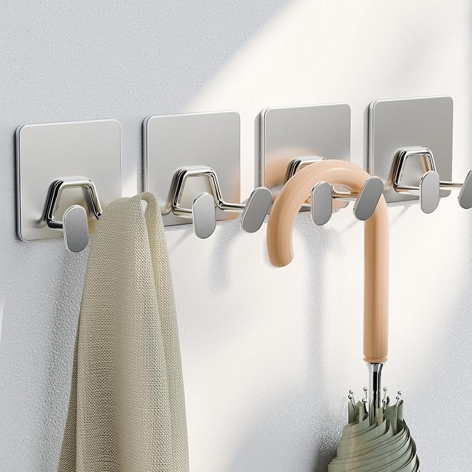 Adhesive Shower Hooks for Inside - Image 2