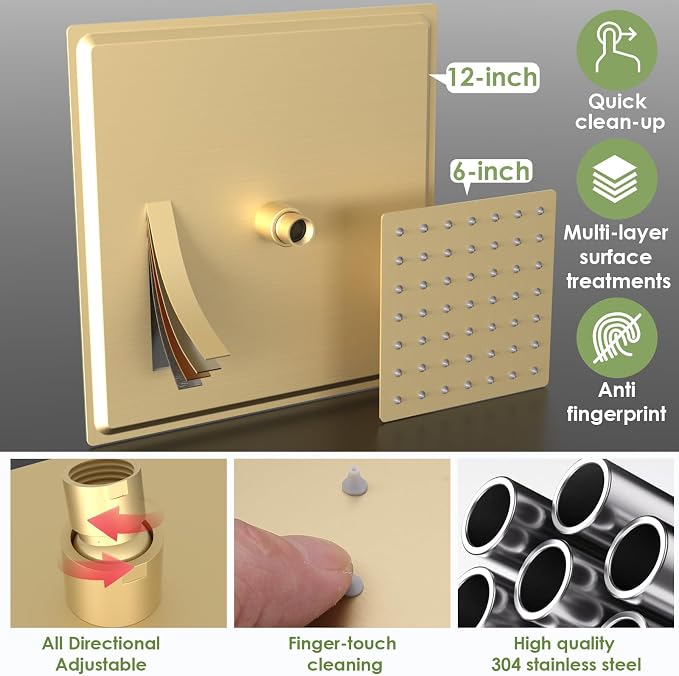 Enga Dual Shower Head Shower System - Image 7